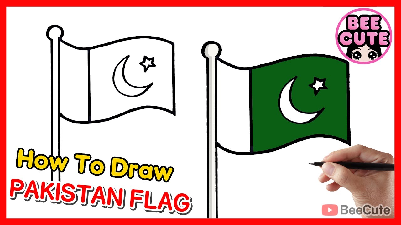 How to Draw a Flag Step by Step | How to draw pakistan Flag Step by Step  New Style (DrawingsAndArt) #drawingsandart #PakistanFlag #howtodraw  #DrawFlag | By Drawins And Art | Facebook