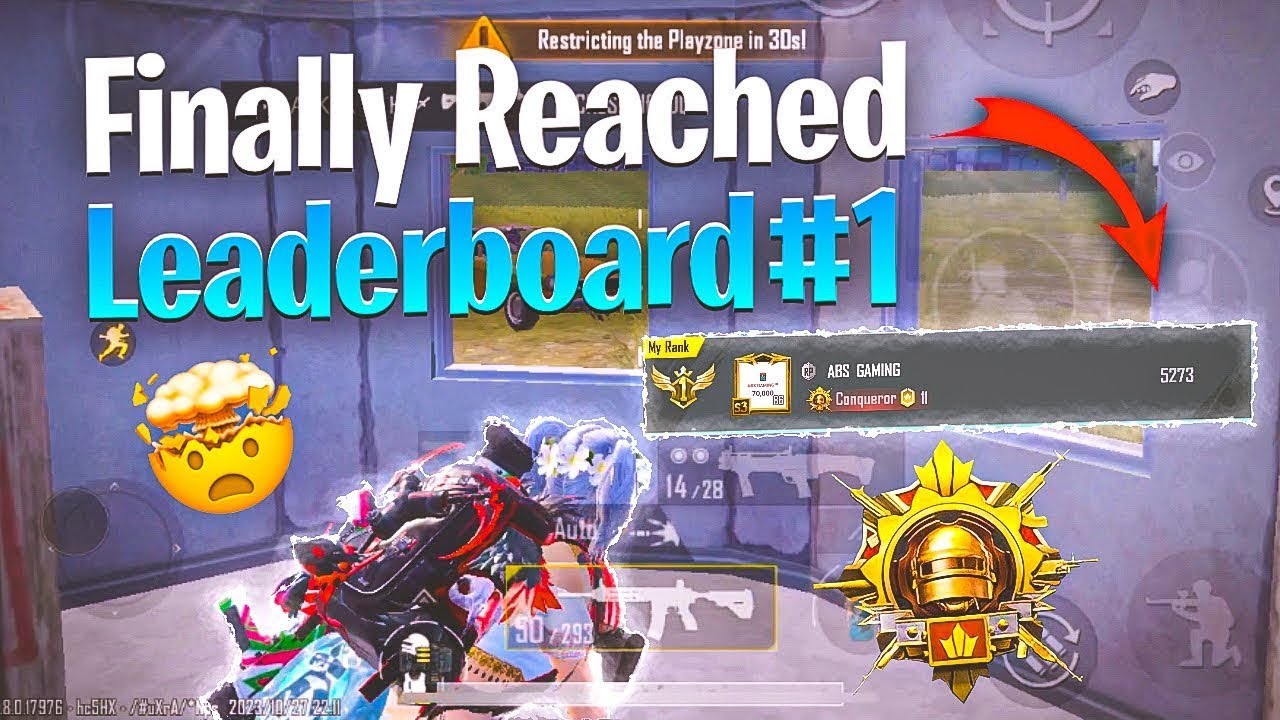 😱 Finally Reached Leaderboard #1 Conqueror ! best Strategy For ...