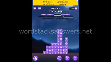 Word Stacks Level 101 Answers