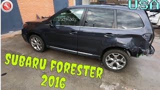 #57 Subaru Forester 2016 Получила сзади, замена задней четверти