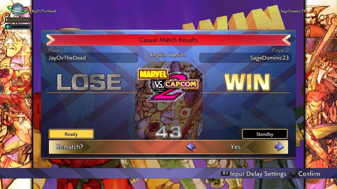 MARVEL vs. CAPCOM Fighting Collection day 1 random scrub matches