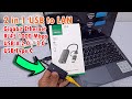Review UGREEN USB A + USB Type C To LAN Gigabit 1000 Mbps Ethernet Adapter