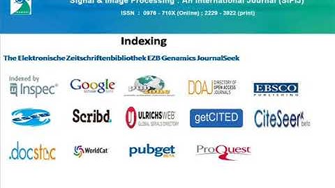 Signal & Image Processing   An International Journal SIPIJ