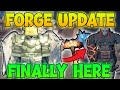 The Forge World 4 IS FINALLY HAPPENING... (Roblox The Forge)