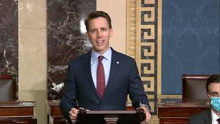Sen. Hawley Takes to the Senate Floor to Pass Bill Empowering Americans to Sue Big Tech Companies