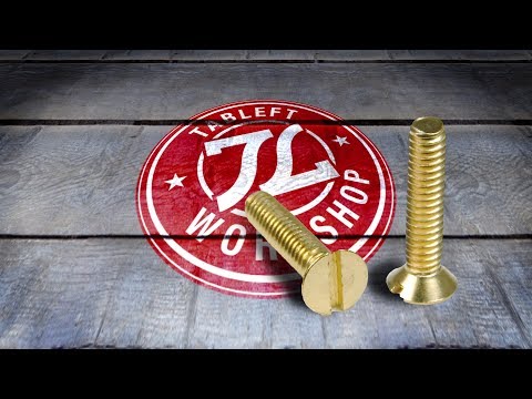 TIP: Using Soft Slotted Screws Without Damage.