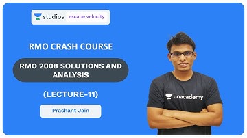 L11: RMO 2008 Solutions and Analysis | RMO Crash Course 2019 | Prashant Jain