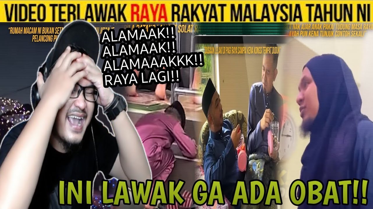 HAHA‼️ VIDEO TERLAWAK RAYA RAKYAT MALAYSIA TAHUN 2024 | Wak Lonjong
