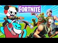 FORTNITE SQUADS ! Let's Play Fortnite with Combo Panda Vs Big Gil