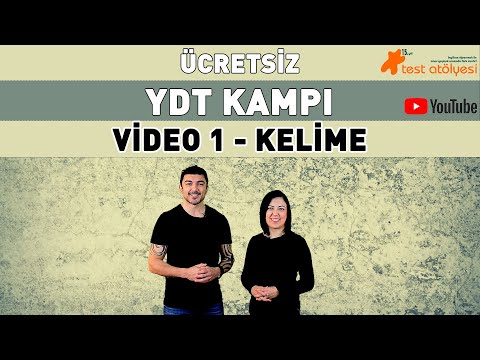 Ücretsiz YDT Kampı Video 1 - Kelime