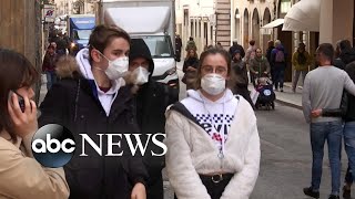 Italy on lockdown as thousands of new cases emerge overseas l ABC News