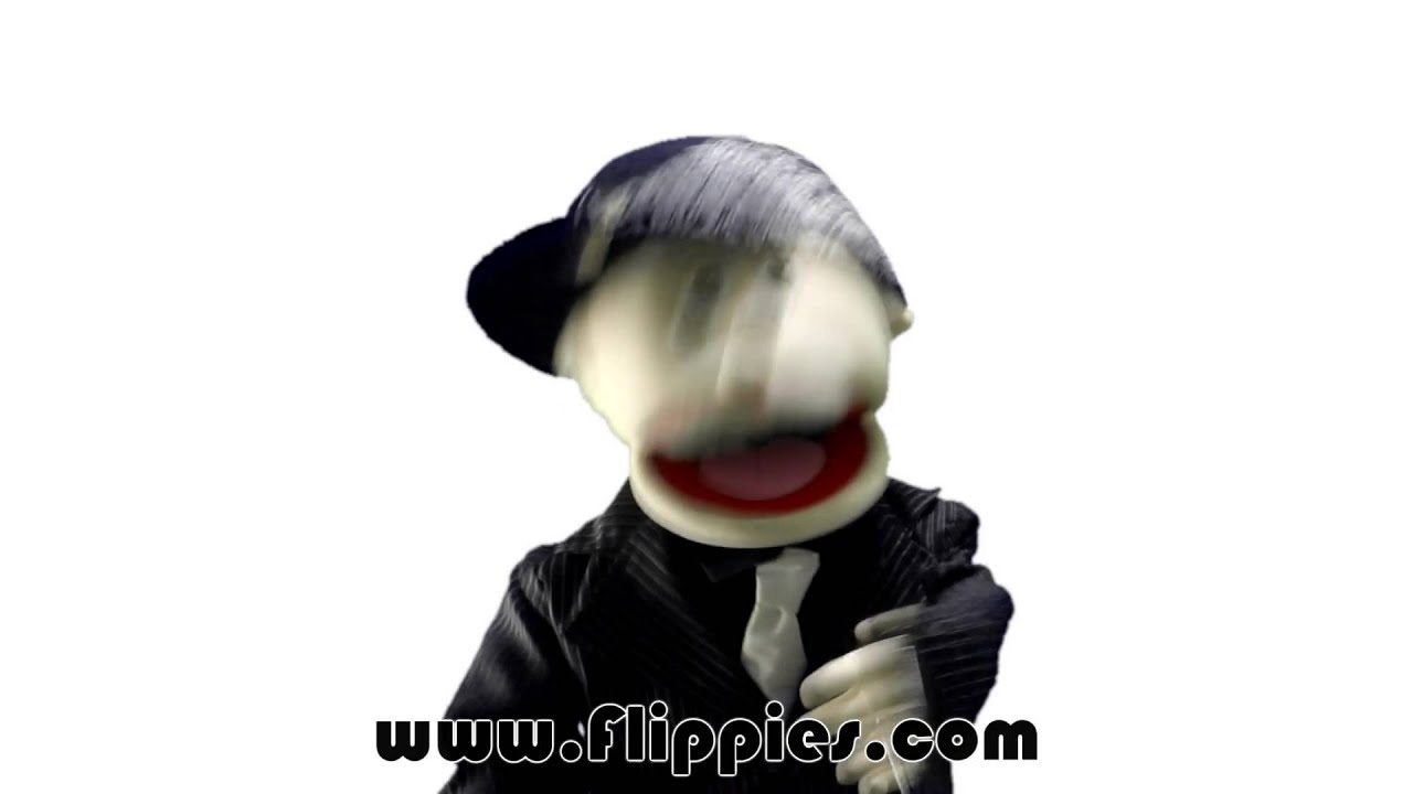 Grandpa puppet raps hilariously about flip books - YouTube