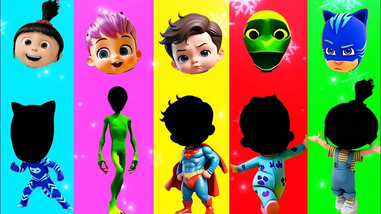 Wrong eyes challenge DAME TU COSITA Funny Puzzle Wrong Eyes / Pj Masks 🆚 Alien dance 🆚 BEBEFINN 
