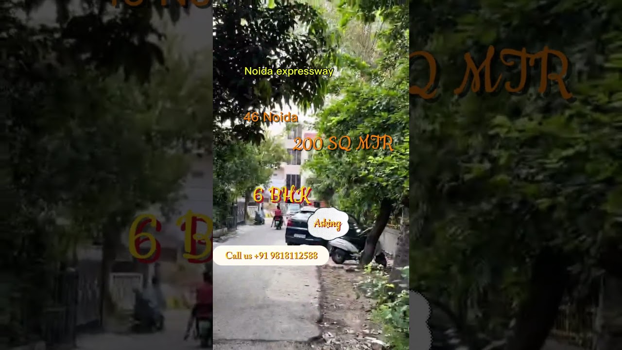 A Well-Maintained Resale Kothi at a Great Location Noida Sector 46 200 sqr mtr ☎️+91 98181125881