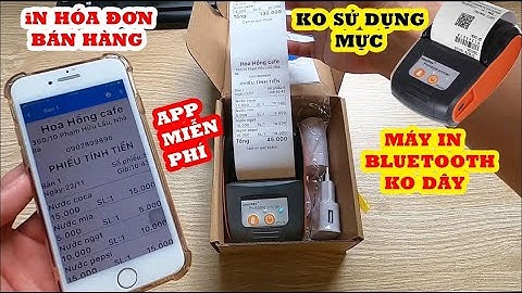 Hướng dẫn kết nối máy in nhiệt Bluetooth PT210 app TÍNH TIỀN TV in hóa đơn bán hàng trên điện thoại