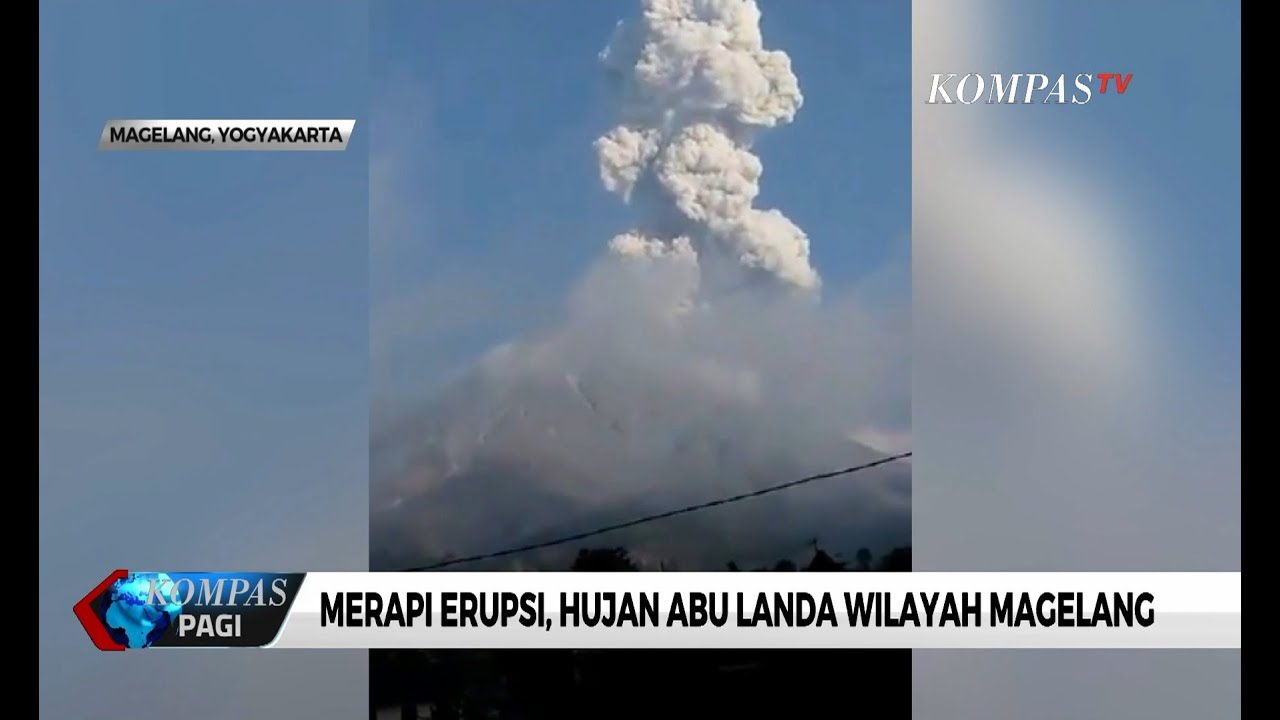 babette's feast Gunung Merapi Erupsi, Hujan Abu Landa Wilayah Magelang