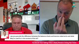 Can you go over the difference between a balance sheet and an income statement?
