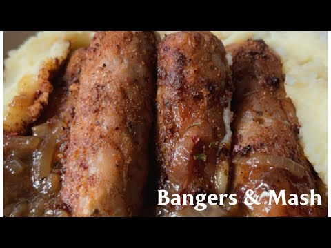 Rosé Harissa Sausage & Mash recipe