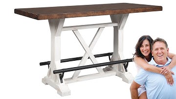 Ashley Valebeck RECT Dining Room Counter Table (D546-13) | KEY Home