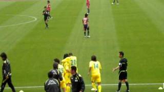 20100418 ジェフ千葉×ファジアーノ岡山 ネットゴール後