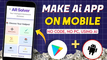 Build Android App Using AI on Mobile | Complete No-Code Guide (Hindi, 2025)