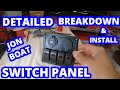 COMPLETE Switch Panel Walkthrough and INSTALL {Jon Boat to Bass Boat Conversion} Alumacraft 1232