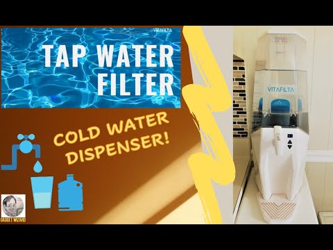 VITAFILTA Tap Water Filter - Adjustable temperature cold water dispenser with advanced