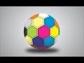 How to create  football in corel draw x8 tutorial by amjad graphics designer