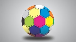 How to Create  Football in Corel Draw x8 tutorial by, Amjad Graphics Designer