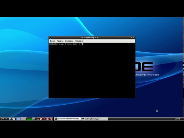 изменить время в Debian изменить время в Debian