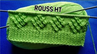 HERMOSO PATRÓN 🌸 PARA TEJER CHOMPAS CHALECOS SUÉTER   / ROUSS HT  #tejido #tejidos #knittig 