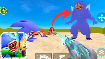How to Make SHIN GODZILLA SONIC in NEW UPDATE Nextbots In Playground mod!
