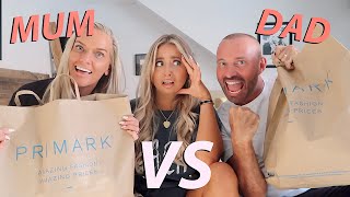 Mum VS dad!! Primark outfit challenge!