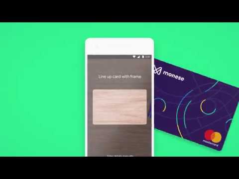 The Monese Contactless Visa Debit Card Youtube