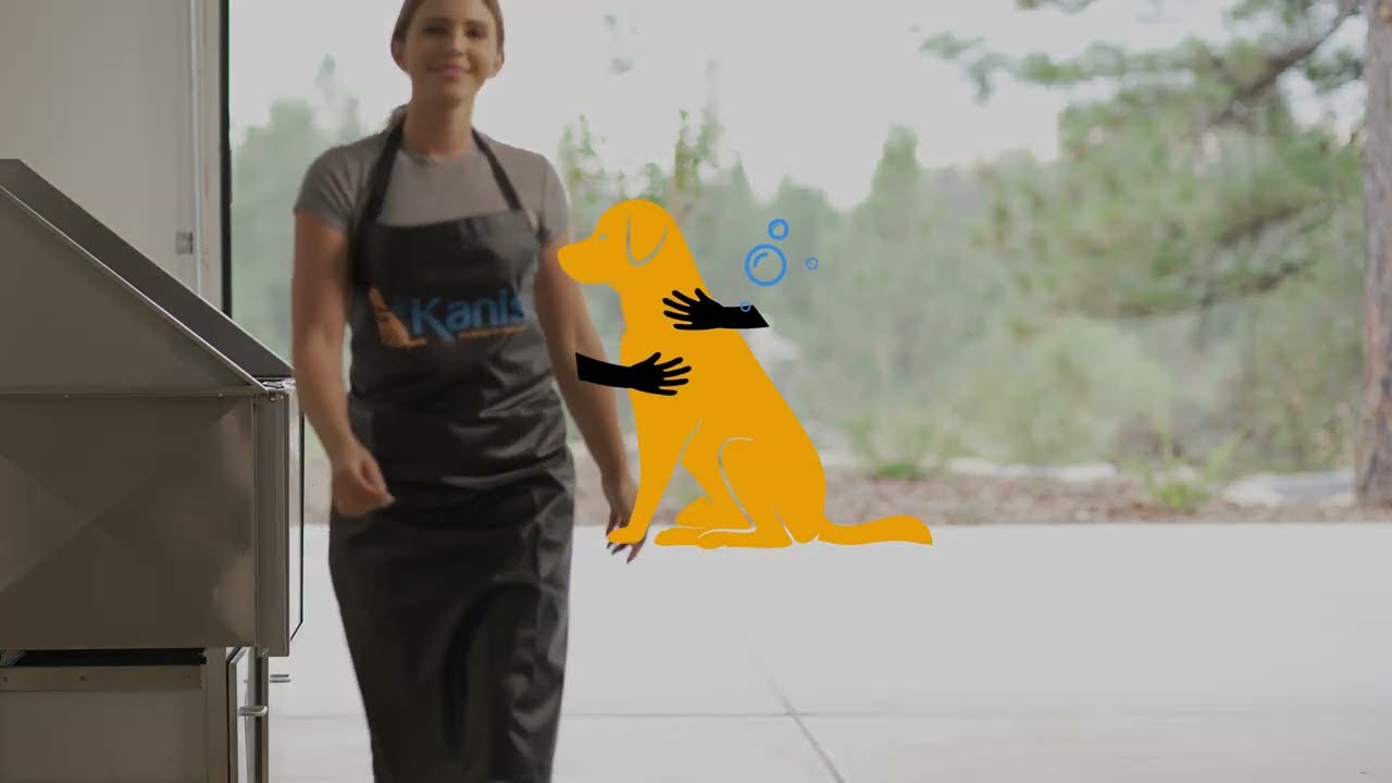 Professional Stainless Steel Dog Bathing Station - Kanis Grooming