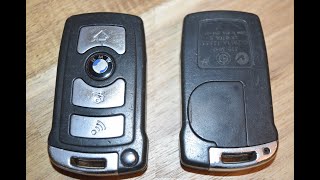 BMW 7 Series with Comfort Access Fob Battery Replacement - EASY DIY 2023 Bmw 740 X7 Key Fob Battery Replacement Easy Diy