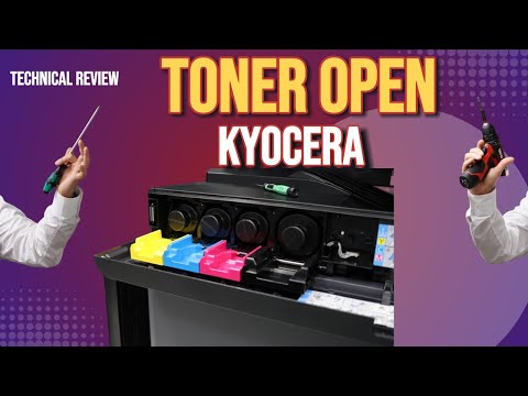 How to open KYOCERA 2554ci 3554ci 4054ci 5054ci 6054ci toner 4K quality