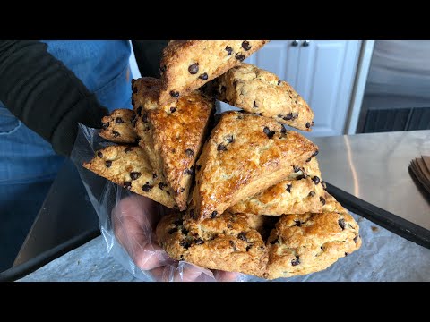 How to make chocolate chip scone