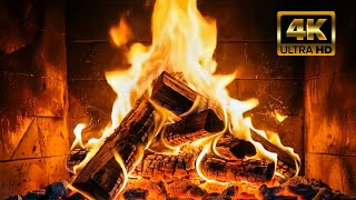 🔥A Cozy Fireplace When You Can't Sleep | ASMR Fireplace Warms You Up at Night