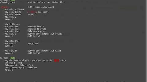 Manipulación de discos y puertos con ensamblador