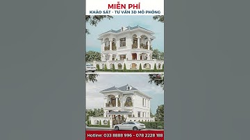 Top Mẫu Biệt Thự 2 Tầng Tân Cổ Điển Mái Nhật Đẹp và Sáng Tạo - Xu Hướng Mới!