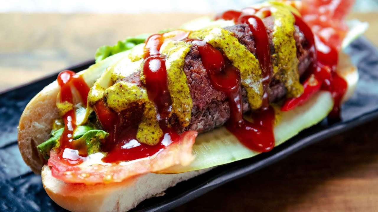 Veg Hot dog ||hot dog ||veggie hot dog 