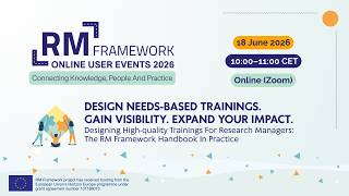 RM Framework 3rd Online User Event