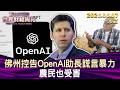 佛州控告OpenAI助長謊言暴力 農民也受害【短篇】#TVBS文茜的財經周報 20260607