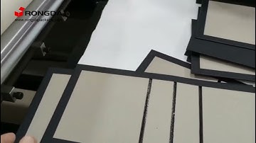 RONGDA CB500 Automatic positioning machine with an edge folding machine