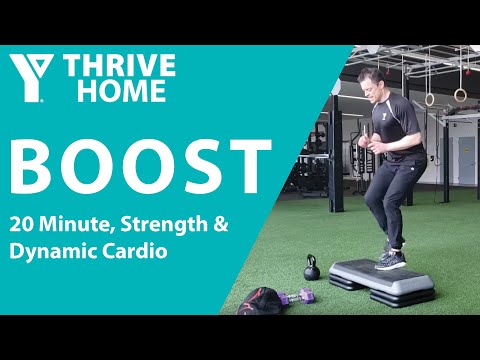 YThrive BOOST 3: 20 Minute Total Body Power, Strength with Dynamic Cardio