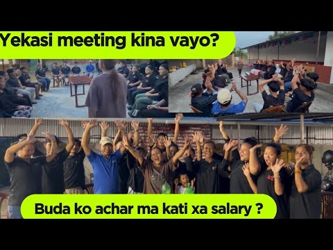 YEKASI MEETING KINA GARNU PARYO?