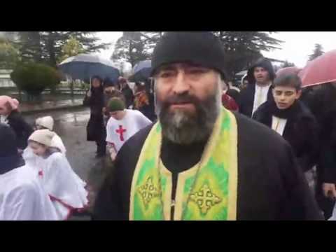 საშობაო წირვა-ლოცვა და ალილო ხობში 2019 წელი