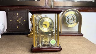 Master Laurel 098 5526 Wooden Interior Table clock Made in Japan