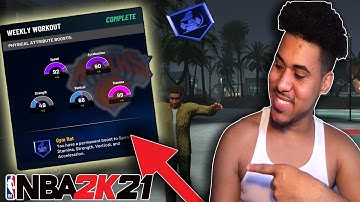Best Method to Get +4 to All PHYSICAL ATTRIBUTES FAST in NBA 2K21! (GYM RAT)
